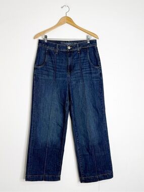 Chico’s 1.5 High Rise Straight Leg Jeans Size 10R Dark Wash